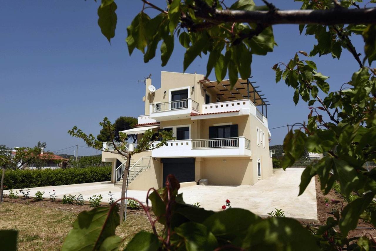 Panelma Villa Tranquil Coastal Retreat In Zacharo Θολό Εξωτερικό φωτογραφία